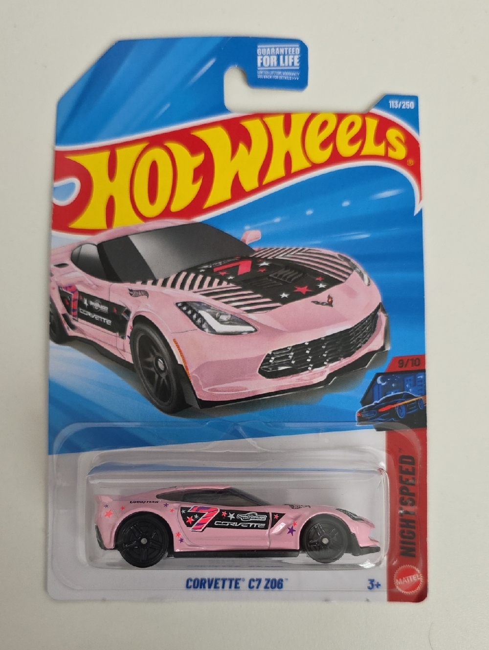 Hot Wheels Corvette C7 Z06 Nightspeed Pink